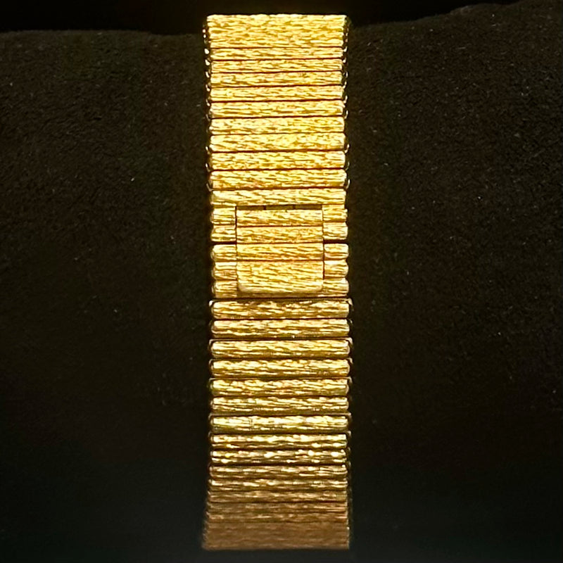 PIAGET Extremely Rare Polo 18K Yellow Gold Beveled Bracelet Watch - $50K Appraisal Value! ✓ APR 57
