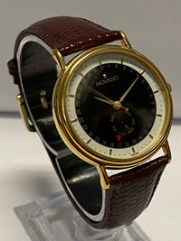 Movado Gold-Tone Unique Triple Calendar Rare Elegance Men's Watch- $4K APR / CoA! APR 57