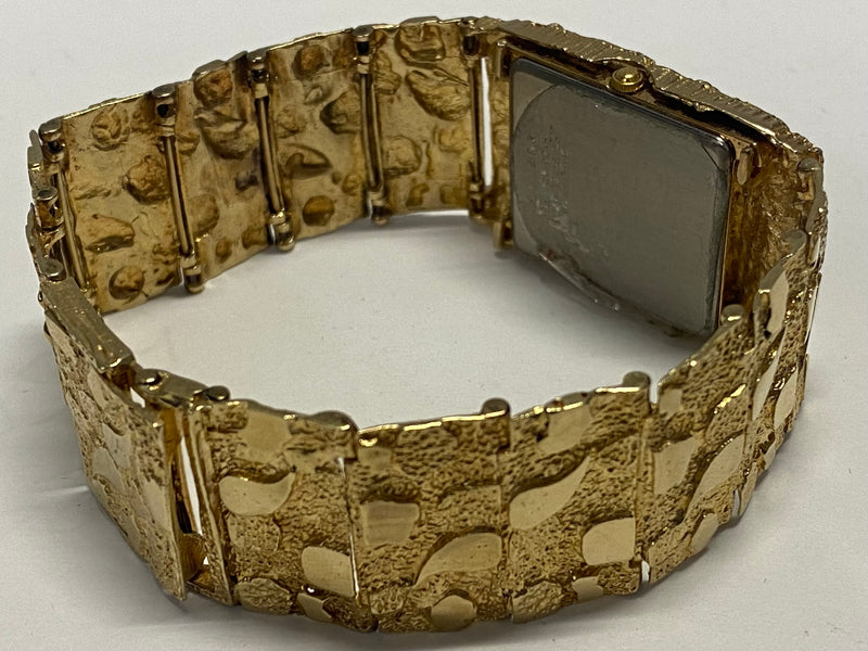 SEIKO Wristwatch w/ Custom Textured Solid 14K Gold Case and Bracelet - 15K APR Value w/ CoA! APR 57