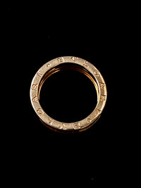 Tricolor Gold Bvlgari Ring - Versatile Unisex Design, Brand New - $5K APR w/ CoA APR57