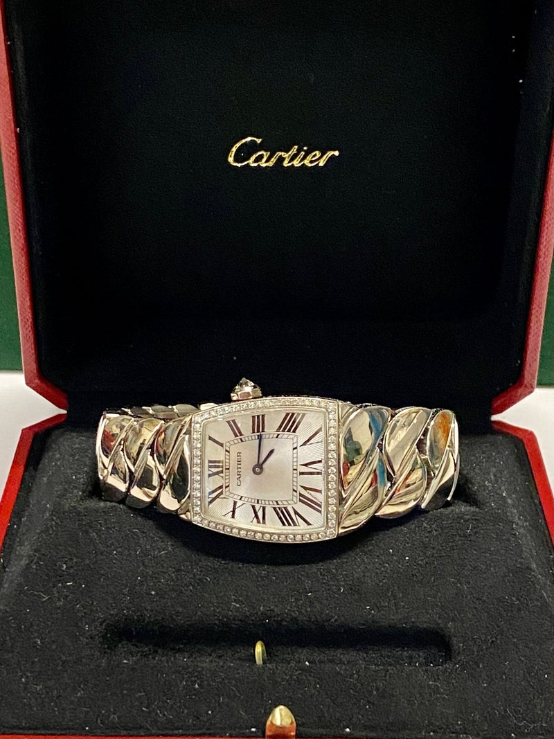 CARTIER La Dona in 18K White Gold w/ 63 Factory Diamond Bezel, Ref. #2896 - $130K Appraisal Value! ✓ APR 57