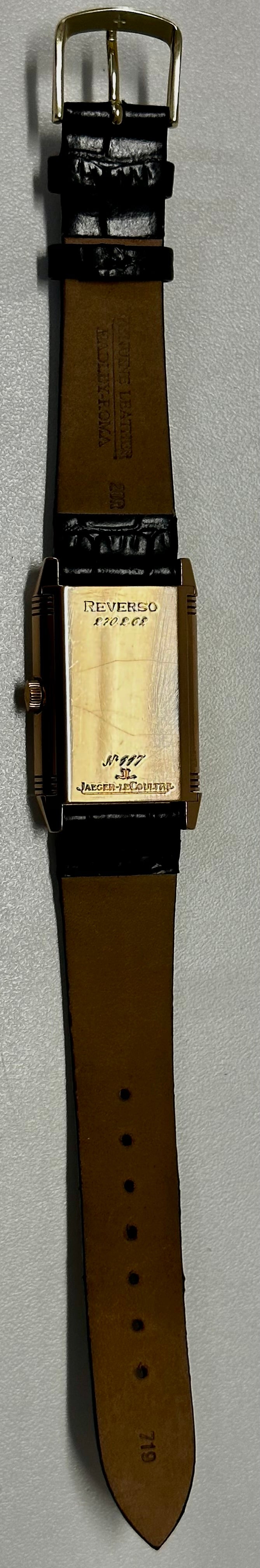 Jaeger-LeCoultre Reverso 18K Rose Gold  Mechanical Wristwatch - $80K APR w/ COA! APR57