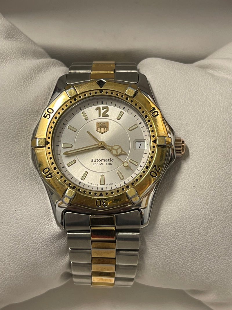 Tag Heuer Automatic Unique & Rare SS & 18K YGP Men's Wristwatch - $5K APR w/ COA APR 57