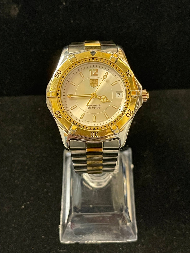 Tag Heuer Automatic Unique & Rare SS & 18K YGP Men's Wristwatch - $5K APR w/ COA APR 57