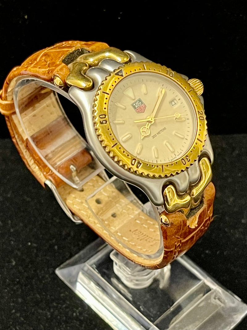 Tag Heuer Elegant SS Men's Wrist Watch w/ YG Rotating Bezel - $4.5K APR w/ COA!! APR 57