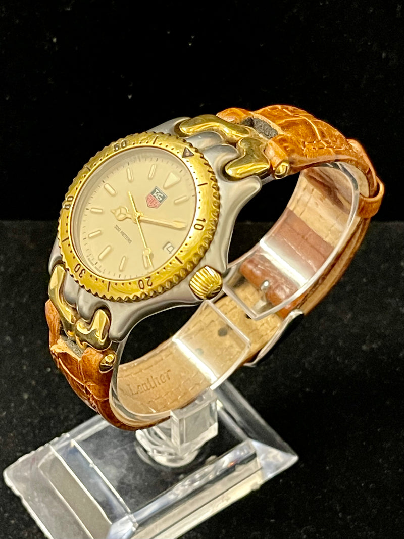 Tag Heuer Elegant SS Men's Wrist Watch w/ YG Rotating Bezel - $4.5K APR w/ COA!! APR 57