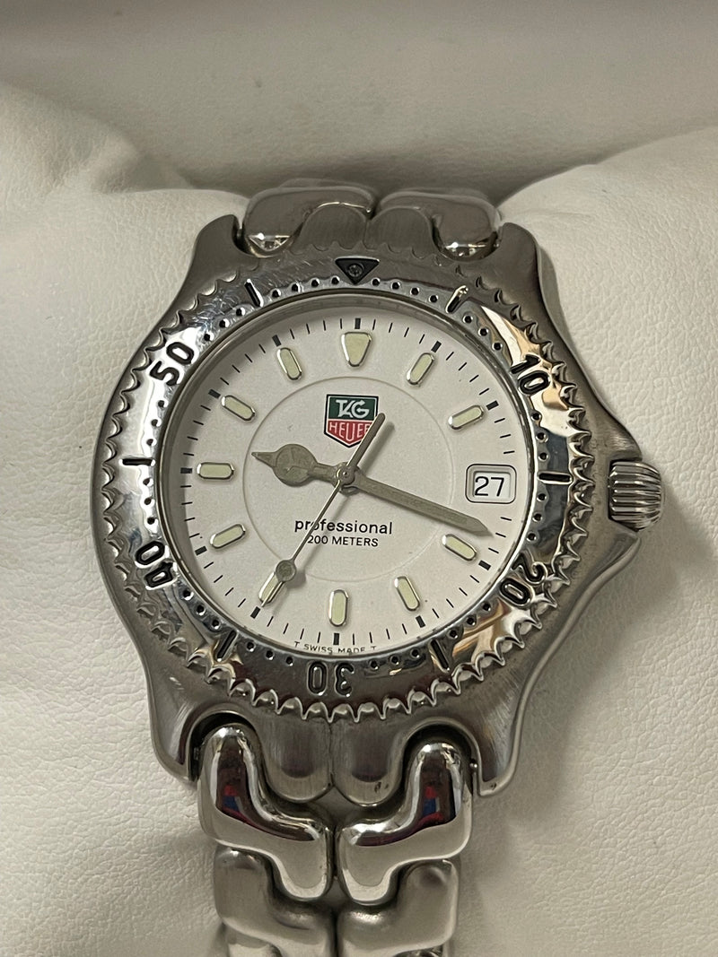 Tag Heuer Professional Sports Model Men's SS Quartz Wrist Watch - $5K APR w/ COA APR 57