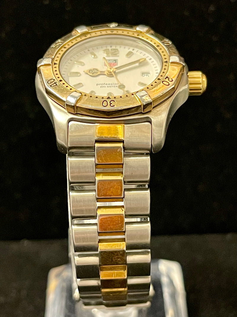 Tag Heuer Professional Unique SS & GT Combination Men's Wristwatch-$2K APR w/COA APR 57
