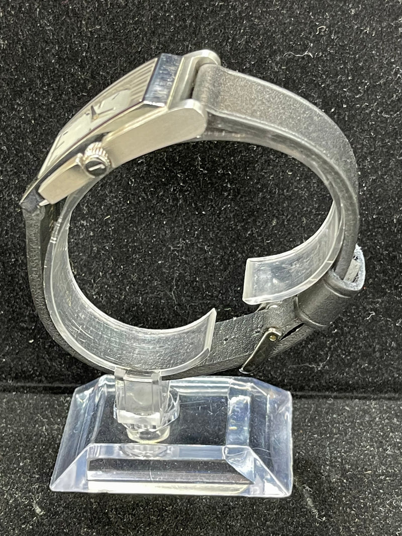Dunhill Unique Asymmetric Case w/ Engrave Dial SS Men's Watch - $8K APR w/ COA!! APR 57