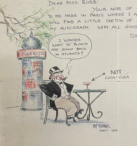 Arthur “Pop” Momand Signed Hand Written Illustrated Letter 1928 - $6K APR w/CoA APR57