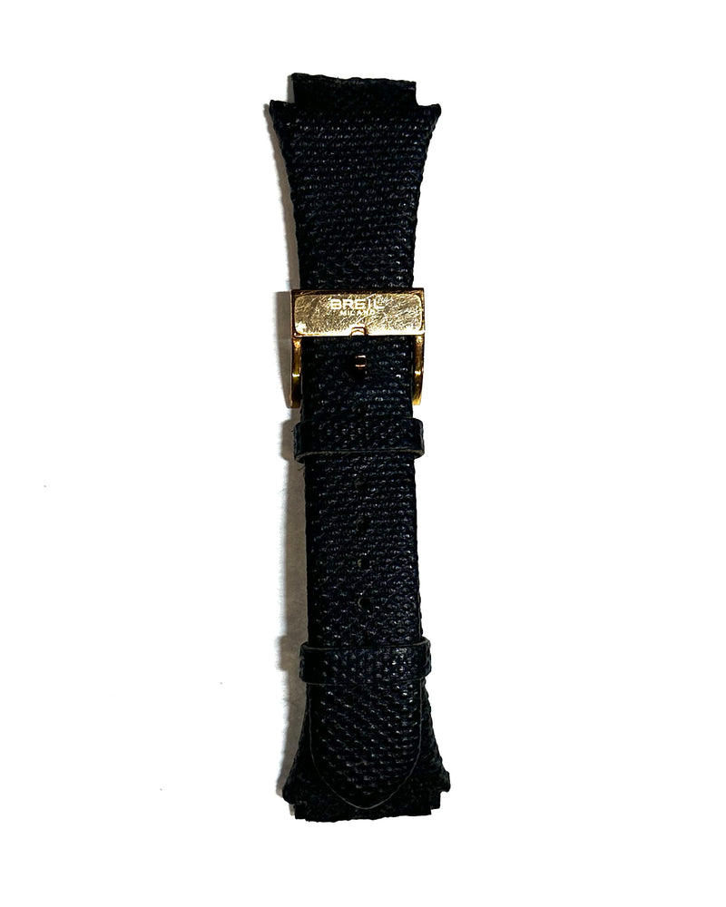 BREIL Padded Black Genuine Aqualino Watch Strap - $800 APR w/ CoA! APR 57