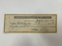 1932 PRESIDENT CALVIN COOLIDGE CHECK SIGNED  - $10K w/ CoA! APR 57