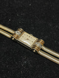 Jules 1930's Design 14K YG Diamonds' Lugs Ladies' Watch - $20K APR w/ COA! APR57