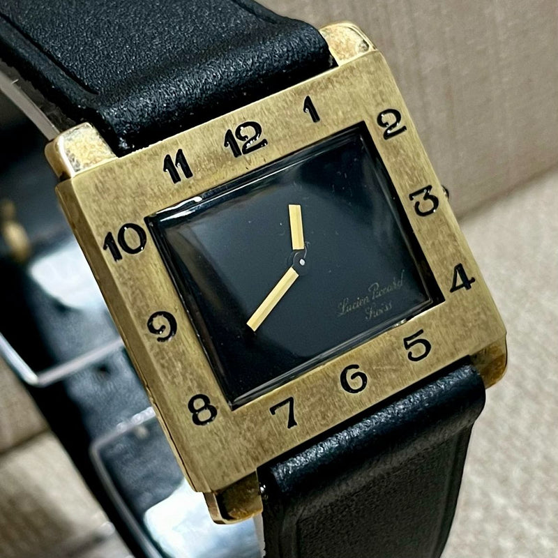 Lucien Piccard Solid Gold Vintage Watch w/ Cabochon Sapphire - $15K APR w/ COA!! APR57
