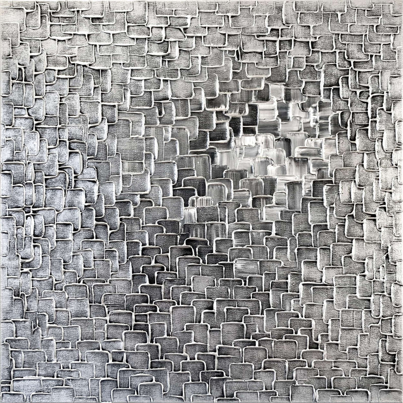ALESSIA LU  "TITANIUM" Acrylic on Canvas, 2021 APR 57