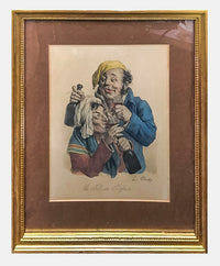 LOUIS LEOPOLD BIOLLY "The Perfect Bliss" 1820s Lithograph on Paper - $1K APR Value w/ CoA! APR 57
