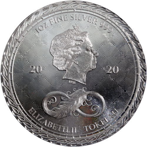 2020 1 oz Tokelau Chronos Silver Coin (BU)