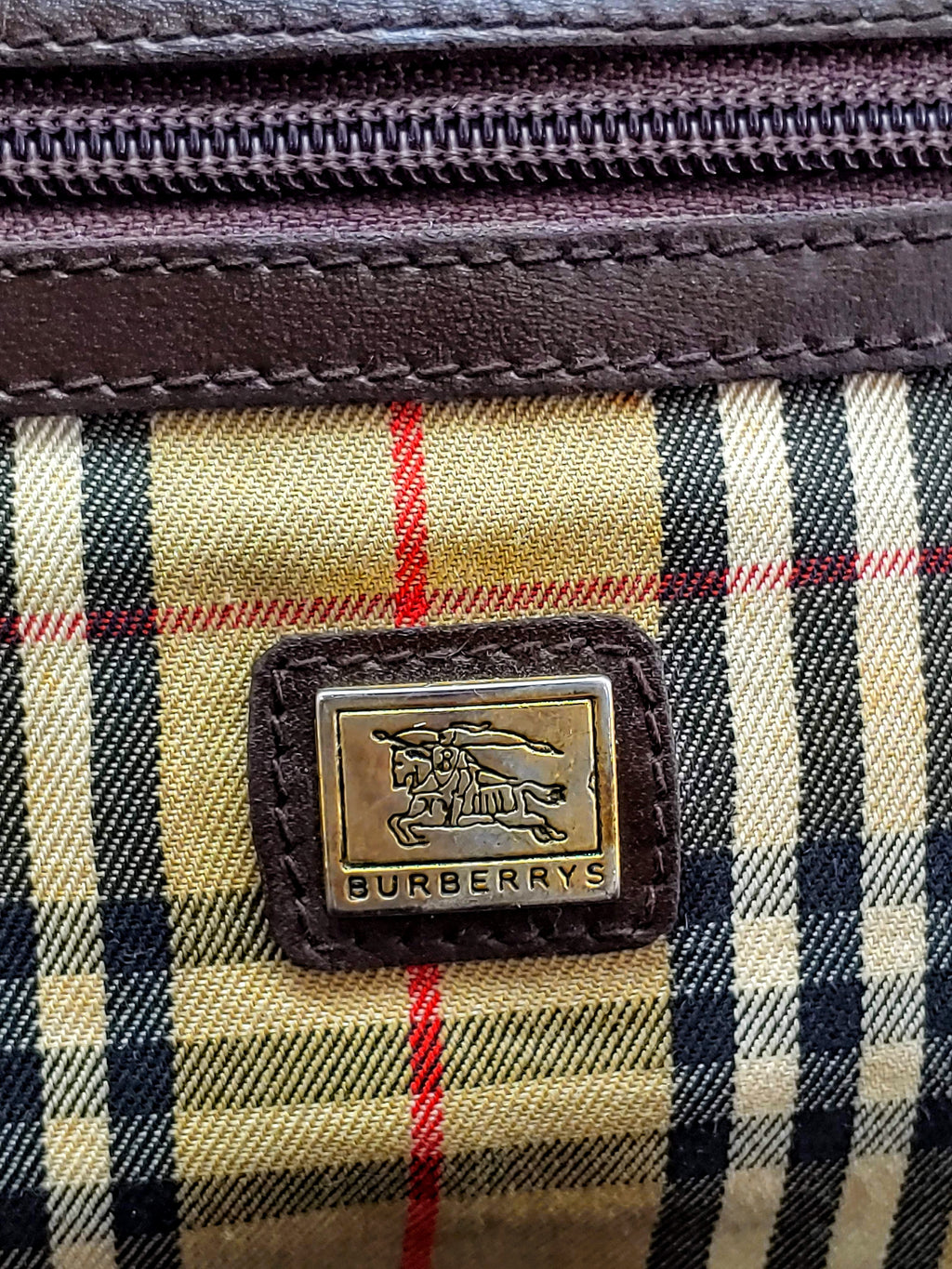 Burberry Small Vintage Check Cosmetics Bag