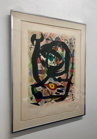 Joan Miro, Signed Color Print County Museum of Los Angeles (1969) - Edition: #9/100 -  Appraisal Value: $30K* APR 57