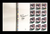 O.J. SIMPSON Rare Autographed 1995 Uncut Card Proof Sheet - $5K APR Value w/ CoA! + APR 57