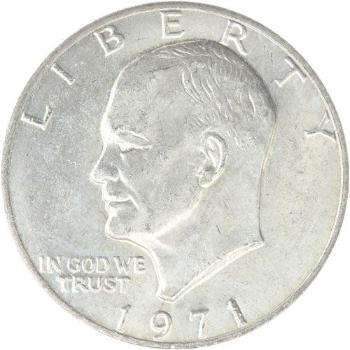 40% Silver Eisenhower Dollar (Circulated) APR 57