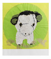 Sandrine Comas, 'The Sheep,' Acrylic on Canvas, Contemporary - Appraisal Value: $5K! APR 57