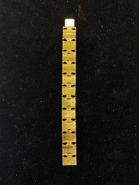 De Vroomen 1950’s Vintage 18K Yellow Gold with Red Enamel Bracelet - $60K Appraisal Value w/ CoA! APR 57