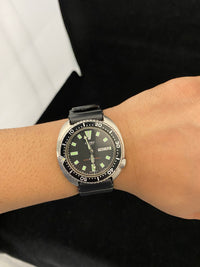 SEIKO Men’s Automatic Diving Watch w/ Serene Black Bezel and Dial - $4K APR Value w/CoA! APR57