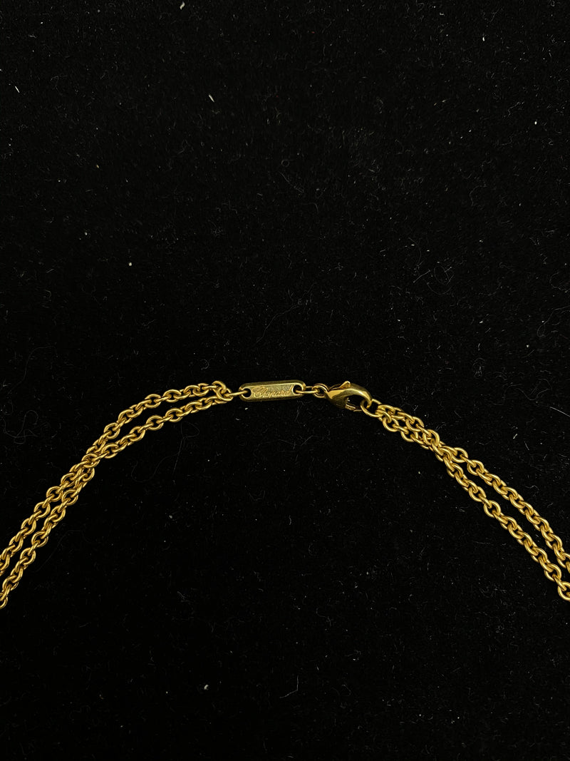 CHOPARD Happy Diamonds 18K Yellow Gold Necklace with 53 Diamonds! - $20K Appraisal Value w/ CoA} APR 57