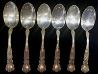 Gorham Buttercup Pattern Serving Spoons 6-Piece Sterling Silver - $2K APR Value w/ CoA! APR 57
