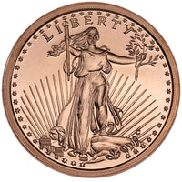 1 oz Saint Gaudens Copper Round (New) APR 57