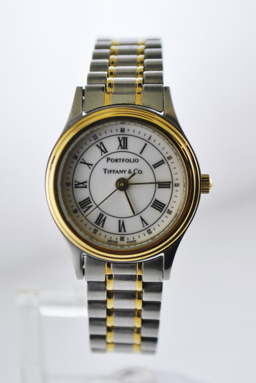 PORTFOLIO by TIFFANY & CO. Rare Two-tone YG & SS Wristwatch - $3K VALUE