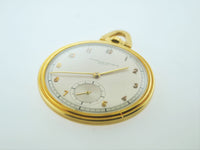 VACHERON CONSTANTIN Rare 1950s 18K Yellow Gold Pocket Watch - $30K VALUE, w/Cert! APR 57