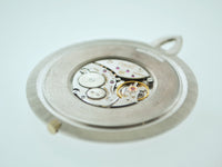 PIAGE Rare 20th Century Piaget Lady's 18K White Gold Pocket Watch w/ Stone Dial & Special Small Movement - $40K VALUE APR 57