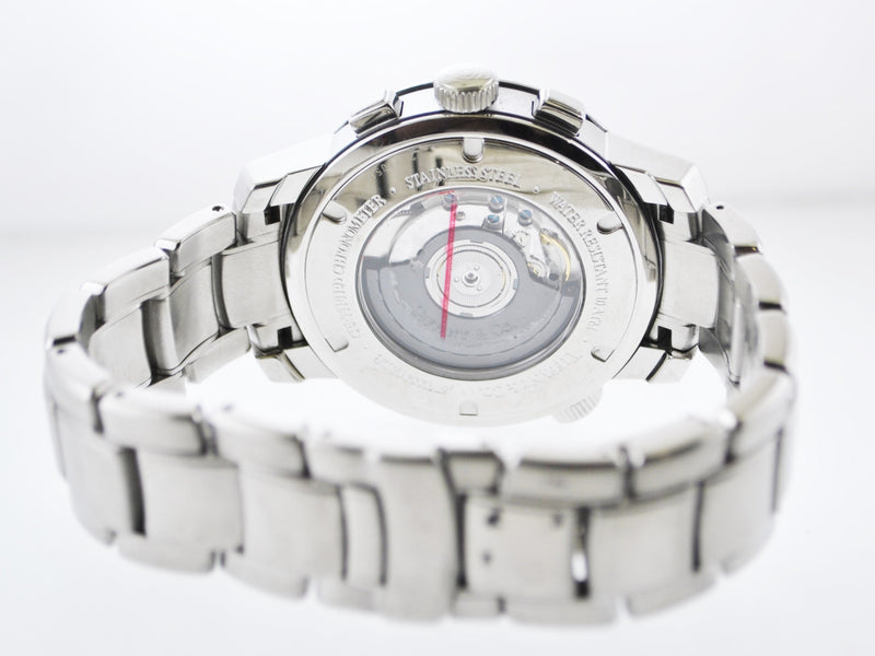 TIFFANY & CO. Two-tone Stainless Steel Automatic Chronometer Wristwatch w/ Grey Bezel & Face - $8K VALUE APR 57