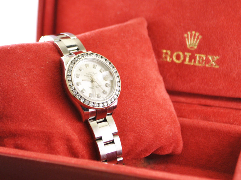 Rolex Datejust Lady's Wristwatch w/ Diamond Bezel and Dial in Stainless Steel - $50K APR w/ COA APR 57