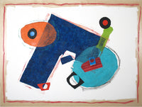 WAYNE ENSRUD "Opus III" Acrylic, Fabric, and Fiber Paper on Canvas, 2008 APR 57
