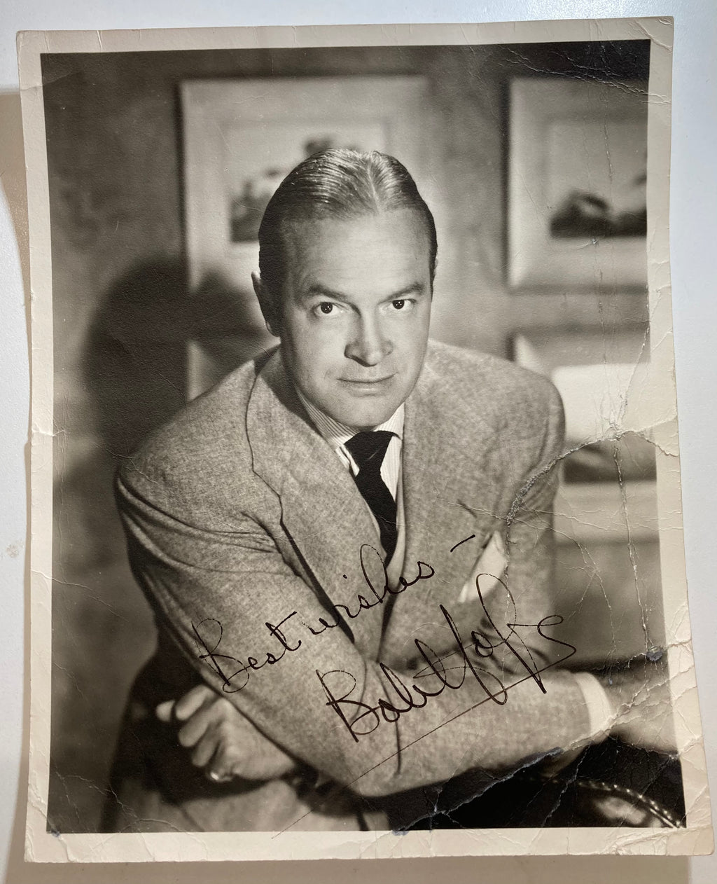 BOB HOPE Autographed 1940's-50's Photograph - $2K APR Value w/ CoA!