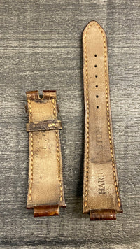 HARRY WINSTON Brown Padded Crocodile Leather Watch Strap - $800 APR VALUE w/ CoA! ✓ APR 57