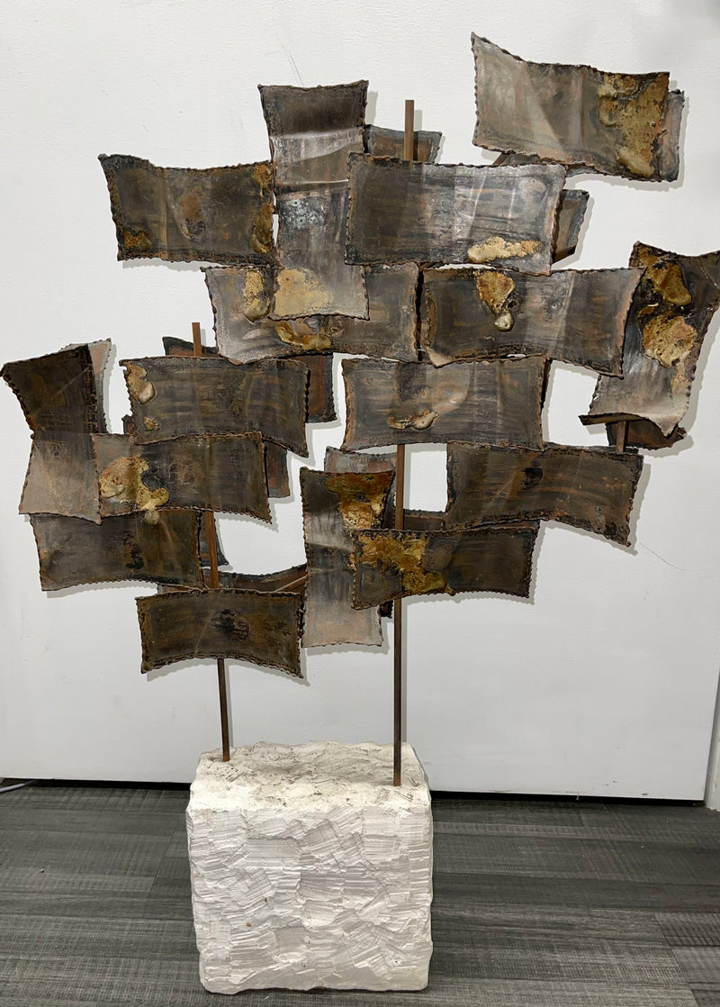 DeGroot Mid-Century Copper Brutalist Sculpture -APR $8K  w/ COA! APR 57