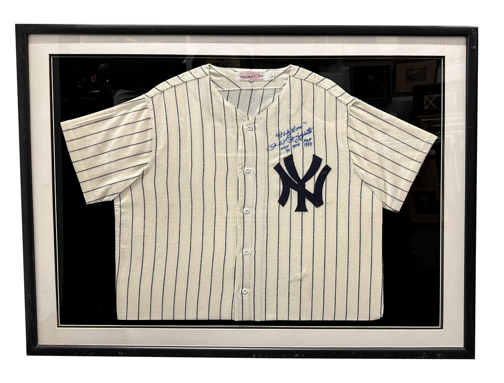 Sports Memorabilia  NY Yankees Phil Rizzuto Original Signed Jersey