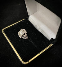 1920's Filigree style Platinum with 17 Diamonds Ring - $80K Appraisal Value w/ CoA! } APR57
