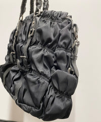 PRADA Tessuto Gaufre Black Nylon & Leather Tote Handbag - $2.5K APR Value w/ CoA! ✓ APR 57