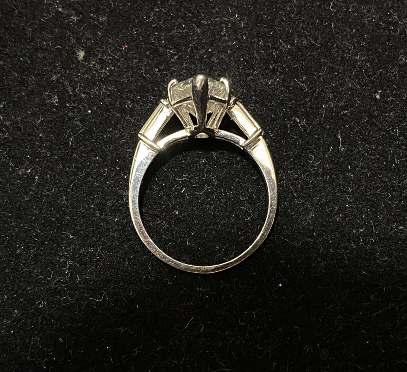 Incredible Platinum Pear-shape Diamond 3-stone Engagement Ring - $250K Appraisal Value w/CoA} APR57