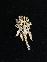 1930's Style Designer 58 Diamonds in Platinum Flower Brooch/Pin w $80K COA !!!} APR 57