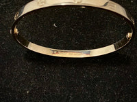 CARTIER Love Bracelet 18K White Gold Jumbo Size $10K Appraisal Value w/ CoA! APR 57
