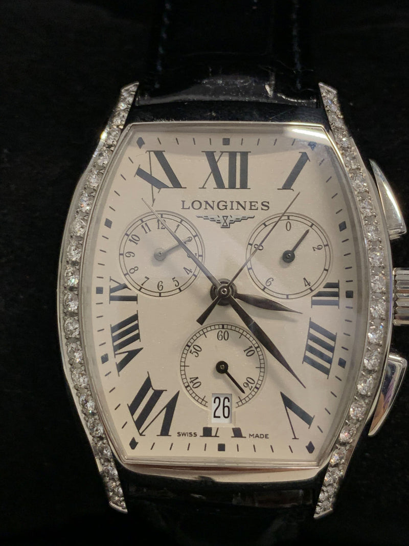 LONGINES EVIDENZA Quartz-Powered Wristwatch w/ apprx. 40 Diamonds - $10K APR Value w/ CoA! APR 57