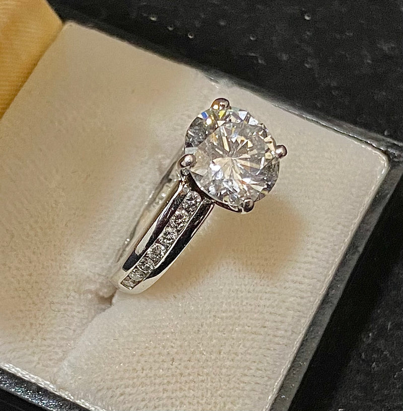 Incredible Platinum 14-Diamond 4+ Ct. Engagement Ring - $100K Appraisal Value w/CoA} APR57