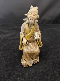 Antique C. 1800s Ceramic Chinese Sage Figurine - $10K APR Value w/ CoA! APR57