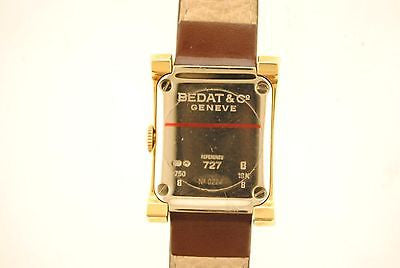 BEDAT & CO. No. 7 Vintage 18K Yellow Gold Wristwatch w/ Cream Color Wave Dial - $15K VALUE APR 57